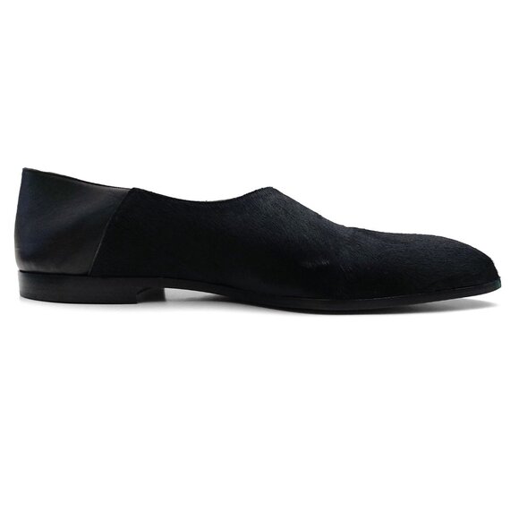 Bally Vegas Flat Loafers In Black Haircalf Leather US 11 EU 10 (0538) main image 6